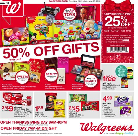 walgreens thanksgiving|walgreens black friday ad 2023.